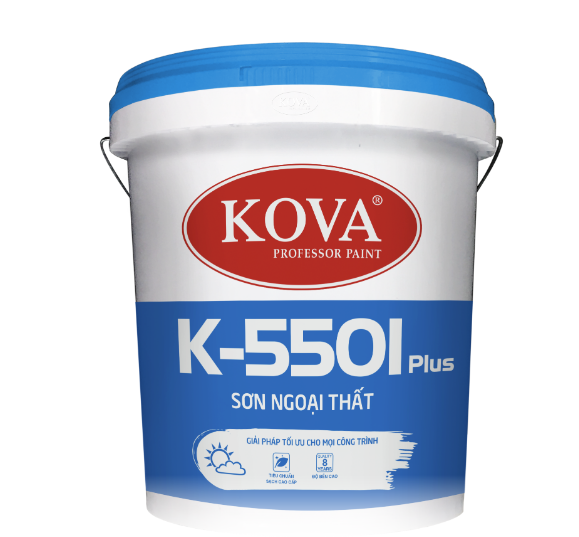  16L - Sơn ngoại thất KOVA K-5501 Plus (Bóng mờ)