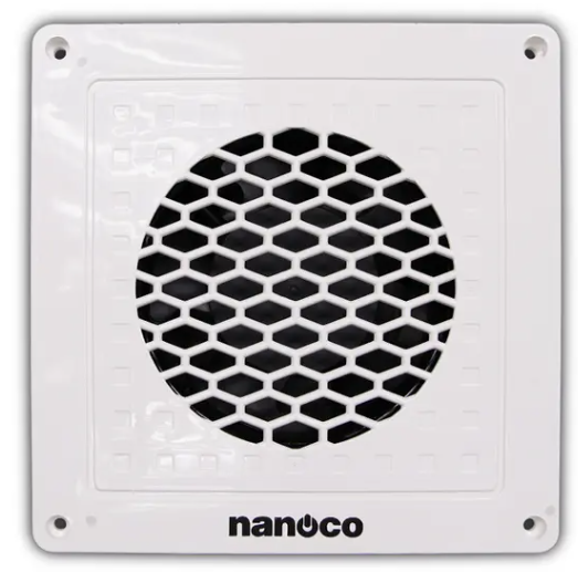 QUẠT HÚT SIÊU MỎNG *Điện áp: 220V/50Hz *Công suất: 8W *Lưu lượng gió: 90m3/h *Kích thước lỗ khoét: 140x140mm